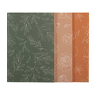 General Supply Goods + Co Soft-Touch Notebook - Floral Designs - 3 Pack-64 Sheets per Notebook