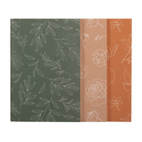 General Supply Goods + Co Soft-Touch Notebook - Floral Designs - 3 Pack-64 Sheets per Notebook