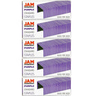 JAM Paper Standard Size Colourful Staples, Purple, 5 Pack (335pug)-Size: .5" x .25"