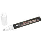 Marvy Uchida Chisel-Tip Liquid Chalk Markers - Erasable - Dustless - White - 2 Pack-These versatile chalk markers can be used on any non-porous surface such as: Whiteboards, Light boards, Chalkboards, Windows, Windshields, and more!