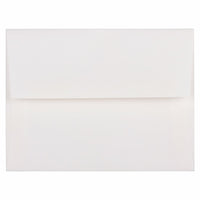 JAM Paper A2 Invitation Envelopes, 4.38 x 5.75, Strathmore Bright White Laid, 250 Pack (99118H)-Bright white laid Strathmore envelope
