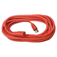 Compucessory Heavy-duty Indoor/Outdoor Extension Cord, 25', Orange-This indoor/outdoor extension cord features a grounded single-outlet with a three-prong plug