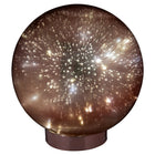 Truu Design Starry Globe Light, 8 x 8.5 inches, Rose Gold-Globe made of glass, adds elegance