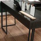 Sauder 57"W Canton Lane L-Desk - Grand Walnut-9