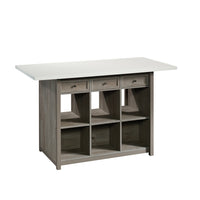 Sauder Craft Pro Series Craft Work Table - Mystic Oak (427456)-Work Table