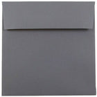 JAM Paper 6 x 6 Square Envelopes, Dark Grey, 100 Pack (36396439g)-Dark gray