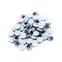 Charles Leonard Creative Arts Round Wiggle Eyes, Black, 10mm, 1500 Pack (CHL64510)-Round wiggle eyes give life to dolls, animals, toys and more