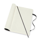Moleskine Notebook - Large - Ruled/Plain - Soft Cover - 5" x 8.25" - Black-Black
