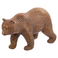 Truu Design Large Walking Bear Figurine, 12.5 x 7.5 inches, Beige-Measurement: this cute walking bear statue measures 11"L x 7.5"H x 5"W in dimensions