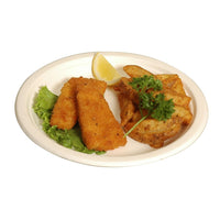 Eco Guardian Compostable Bagasse Plates, 10", 500 Pack (EG-N-A005)-Fridge, freezer, microwave, and oven safe