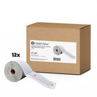 Premium Tape 4" x 6" (102 mm x 152 mm) Direct Thermal Labels - 1" (25 mm) Core - 12 Rolls-Direct Thermal Labels