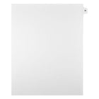 Mark Maker Legal Exhibit Index Tab White Single Tabs, 1/15th Cut, Letter Size, No Holes, Number 46, 25 Pack-White Single Tabs, 1/15th Cut