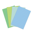 Post-it 100% Recycled Super Sticky Notes - 4" x 6" - Oasis Collection - Lined - 180 Sheets - 4 Pack-Available in 45 sheets/pad, 4 pad/pack