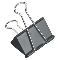 Staples Binder Clips - Mini - 3/5" - Black - 60 Pack-Strong metal clips to keep papers securely fastened