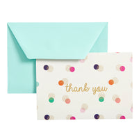 Mara-Mi Thank You Notes - 3.5" x 5" - Layered Dot - 20 Pack-Thank you notecards