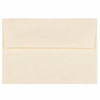 JAM Paper 4bar A1 Envelopes, 3.63 x 5 1/8, Parchment Natural Recycled, 250 Pack (900795107H)-Natural parchment recycled envelope