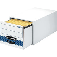Bankers Box Stor/Drawer Steel Plus Legal-Size Storage Drawer-Heavy wire frame provides strength and stability. Four-layer front and back panel construction holds up to daily usage