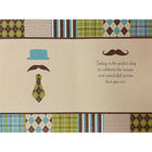 Rosedale 5-1/2" x 8" Masculine Birthday Greeting Cards And Envelopes, 6 Pack (19732)-Card shop quality greeting cards
