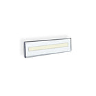 Azar Displays 2.5" x 8.5" Acrylic Wall Mount Sign Nameplate Holder with Adhesive Tape , 10 Pack (122018)-Used to displays information on walls and doors, maximizing advertising opportunity