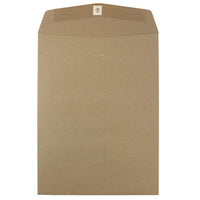 JAM Paper Premium Envelopes with Clasp - 9" x 12" - Brown Kraft Paper Bag - 50 Pack-Colour: Brown Kraft