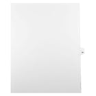 Mark Maker Legal Exhibit Index Tab White Single Tabs, 1/25th Cut, Letter Size, No Holes, Number 14, 25 Pack-White Single Tabs, 1/25th Cut