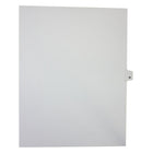 Mark Maker Legal Exhibit Index Tab White Single Tabs, 1/26th Cut, Letter Size, No Holes, Letter M, 25 Pack-White Single Tabs, 1/26th Cut