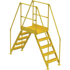 Vestil Crossover Ladder, Platform Height: 50", Overall Span: 91-1/2" (COL-5-46-23)-Overall Span: 91-1/2"
