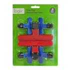 Logix 6-Piece Bag Clips, 2 Pack-Keep your snacks fresh with this reusable bag clip