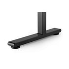 TygerClaw 24"W Manual Sit-Stand Desk - Black-Eco-friendly particle board that is heavy-duty and moisture resistant