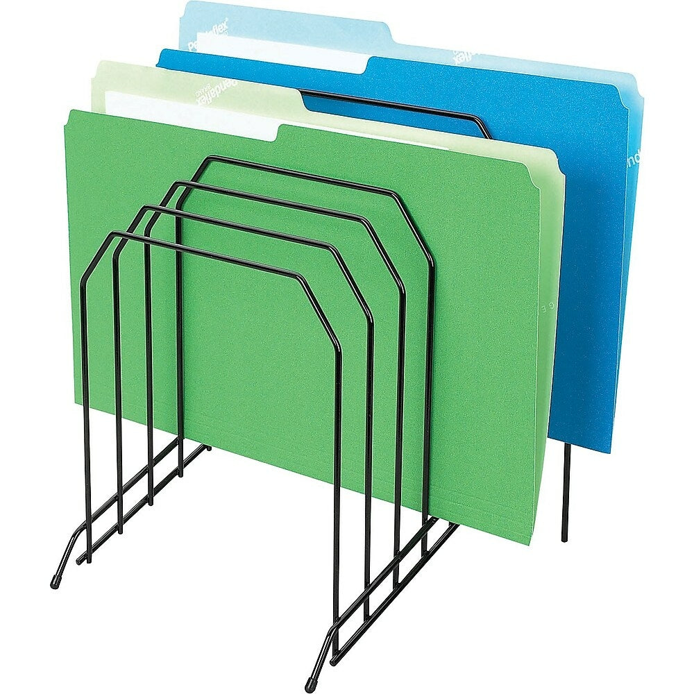 Staples Wire Desk Step File Sorter - 8-Slot - Black | staples.ca