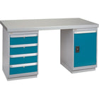 Kleton Pre-Designed Workbenches, 60" W x 24" D x 34" H, 2500 Lbs. Capacity (FG132)-Capacity: 2500 lbs.