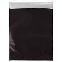 JAM Paper Foil Envelopes with Self Adhesive Closure, 10 x 13 Open End, Black, 100 Pack (01323319B)-Black