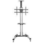 StarTech TV Cart for 32" to 70" TVs, One-Touch Height Adjustment (STNDMTV70)-Smooth spring-assisted height adjustment with up to 15.7" of vertical adjustment