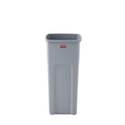 Rubbermaid Untouchable Square Container, Grey-Sleek design for a professional look