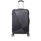 TOSCANO PRODIGIO 20" Hardside Carry On Luggage - Jet Black-Designed in Italy