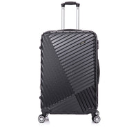 TOSCANO PRODIGIO 20" Hardside Carry On Luggage - Jet Black-Designed in Italy