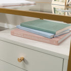 Sauder 59"W Harper Heights L-Desk - White- Finished on all sides for versatile placement in any room