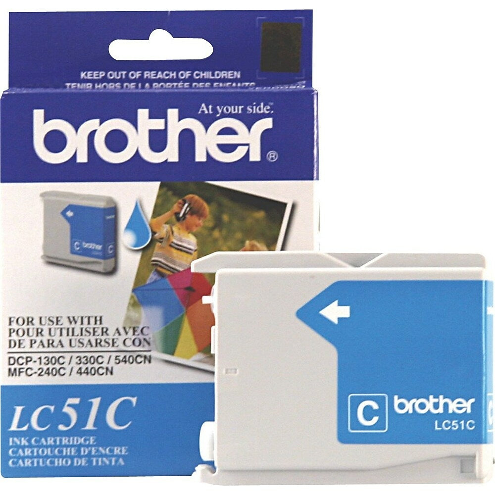 Brother LC51 Cyan Ink Cartridge (LC51CS) | staples.ca