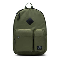 Parkland 15" Academy Backpack - Army-100% recycled polyester exterior