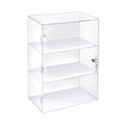 Azar 2-Shelf Acrylic Lockbox Countertop Display Case - 12.375" W-Sold in multiples of: 1