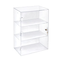 Azar 2-Shelf Acrylic Lockbox Countertop Display Case - 12.375" W-Sold in multiples of: 1