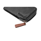Champs Leather RFID Zip Case Wallet - Black-Holds multiple cards. Carry all your credit, debit, gift cards and IDs without the worry of leaving an important card behind.