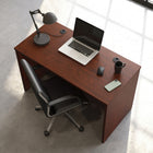 Sauder 47"W Affirm Desk - Classic Cherry- Impact resistant, high-grade thermoplastic edges