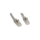 StarTech N6PATCH3GR 3' Cat 6 Snagless Patch Cable, Grey-Features RJ-45 Male connector on both sides to facilitate easy connectivity