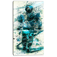 Designart Hazardous March Street Art Canvas Artwork, (PT3614-16-32)-Print