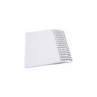 Apak Alphabetical Index Tab - Letter I - White - 8 1/2" x 11" - 1/26th Cut - Unpunched - 25 Pack-Index and Litigation Tab Dividers