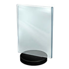 Azar Displays Round Base Vertical Sign Holder, 10 Pack (108714)-Sign Holder