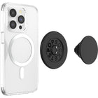 Popsockets PopGrip for MagSafe - Black-Wirelessly charge your phone by simply sliding off the magnetic PopSocket and setting on a wireless charging pad (Adapter Ring not compatible for wireless charging capability