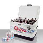Coors Light Ice Chest, 54L-Stainless-steel handles with rubber grip for easy carrying
