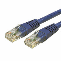 StarTech Cat 6 Blue Molded RJ45 UTP Gigabit Cat6 Patch Cable, 15ft Patch Cord, 15 Ft.-50-micron gold connectors ensure optimum conductivity while eliminating network signal loss due to oxidation or corrosion
